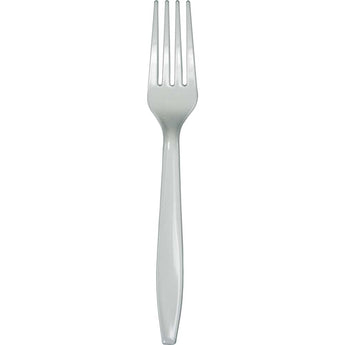 Shimmering Silver Fork