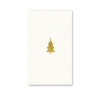 Golden Holiday Gold Tree Dinner Napkin