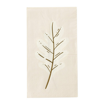 Oak Leaf Napkin - Beige