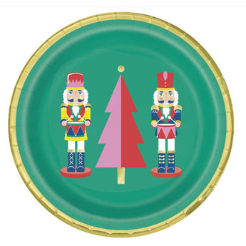 7" Nutcracker with Tree Plate