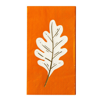 Oak Leaf Napkin - Orange