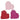 Mini Heart Pinatas (3 pack)