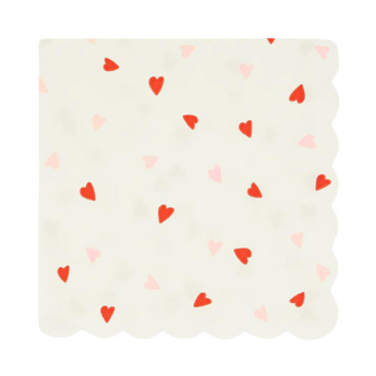 Heart Pattern Small Napkin