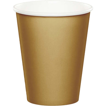 9 oz. Glittering Gold Paper Cup