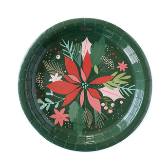 Botanical Poinsettia 9" Plate