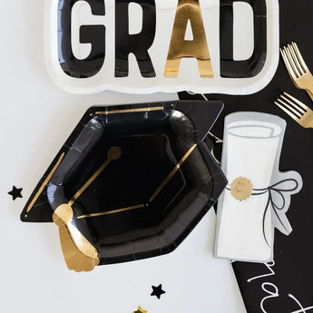 Graduation Cap Shaped Plate