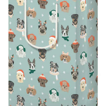 Holiday Dogs Gift Bag