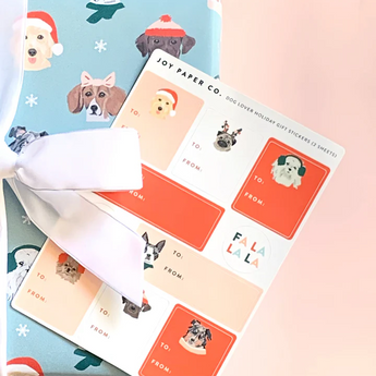 Holiday Dogs Sticker Sheet
