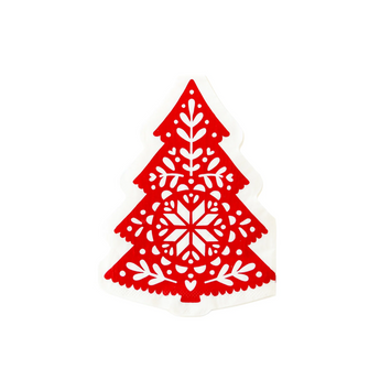 Nordic Christmas Tree Shaped Dinner Napkin