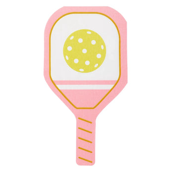 Pink Pickleball Paddle Paper Napkin