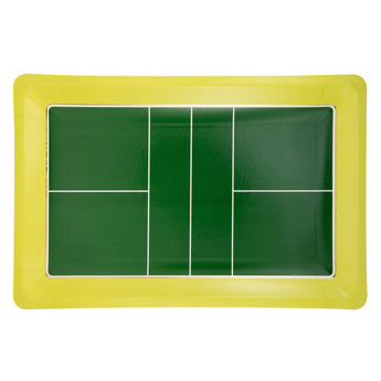 Pickleball Court Shaped Paper Plate