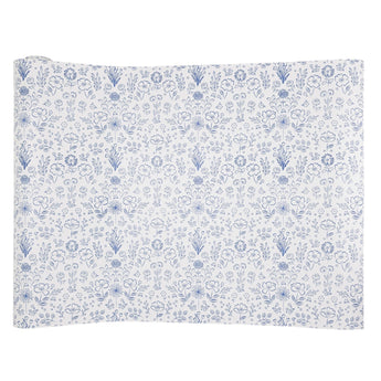 Something Blue Floral Table Runner