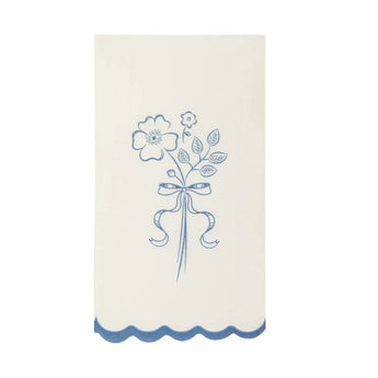 Something Blue Floral Dinner Napkin