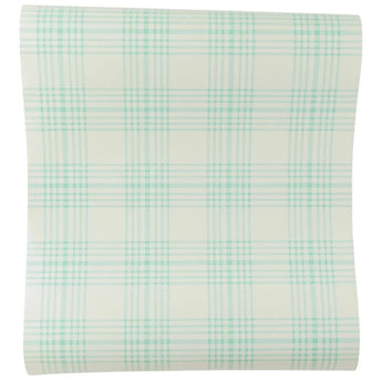 Blue Plaid Table Runner