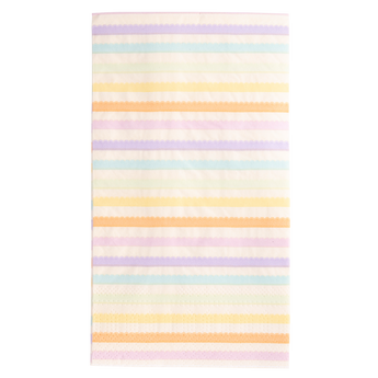 Rainbow Stripe Paper Dinner Napkin