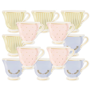 Tea Party Cup Shaped 10" Plate