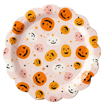 Scattered Pumpkins 9" Plate