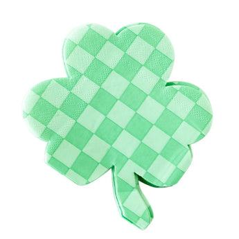 Checkered Shamrock Napkin