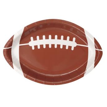 Love Football Shaped Plate