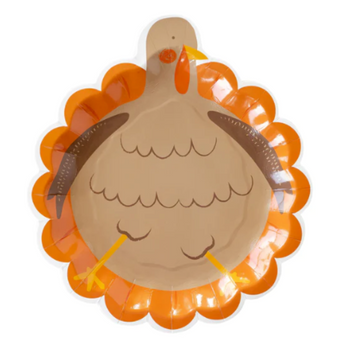 Harvest Turkey Shaped Plate