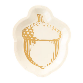 Harvest Acorn Shaped 7" Plate