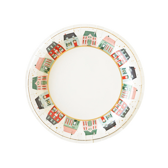 10" Village Christmas Plate