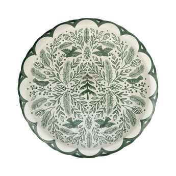 10" Woodland Scalloped Plate