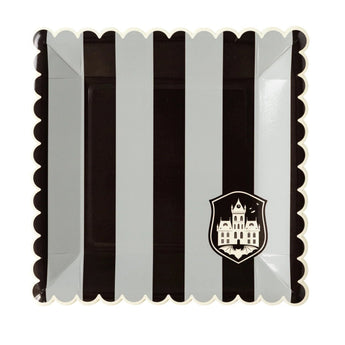 Nevermore Striped Square 8" Plate