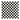 Checkered Black Square 9" Plate