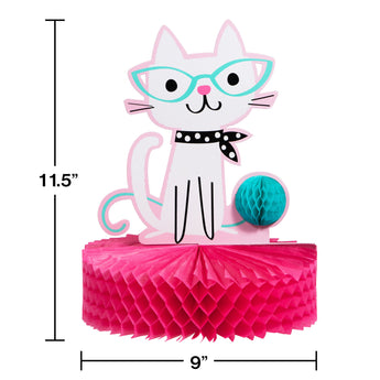 Purr-fect Party Honeycomb Centerpiece