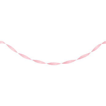 Classic Pink Crepe Streamer