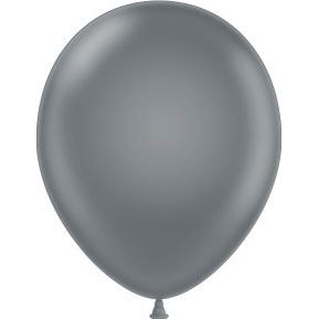 11 inch Tuf-Tex Gray Smoke Latex Balloon