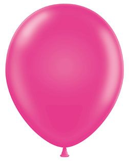 11 inch Tuf-Tex Hot Pink Latex Balloon