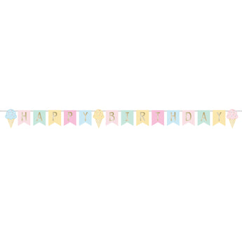 Sugar Rush Celebration Happy Birthday Banner