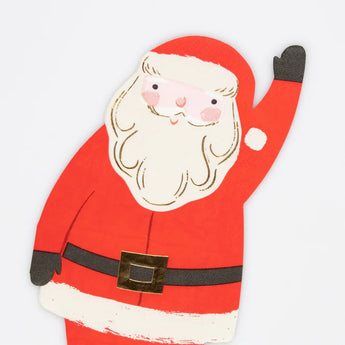 Jolly Christmas Santa Napkin