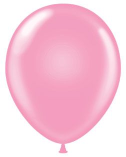 11 inch Tuf-Tex Standard Pink Latex Balloon