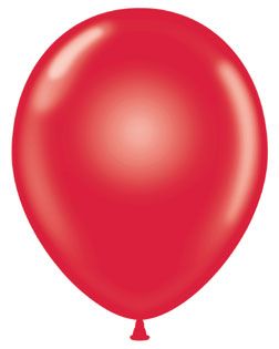 11 inch Tuf-Tex Standard Red Latex Balloon